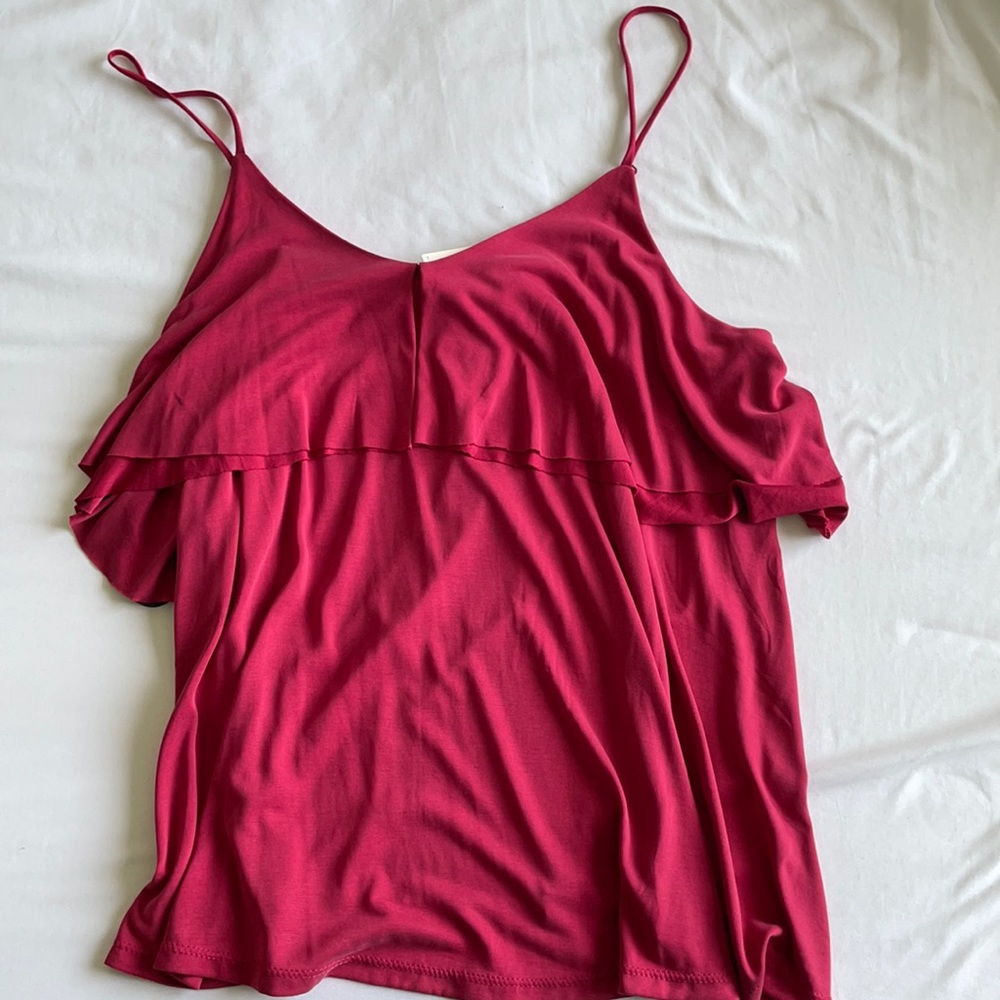 Pink Anthropologie top